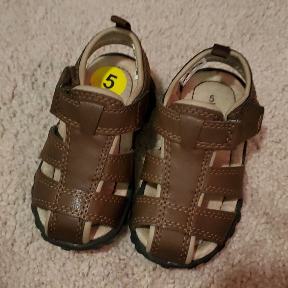 Carters size 5c leather sandals